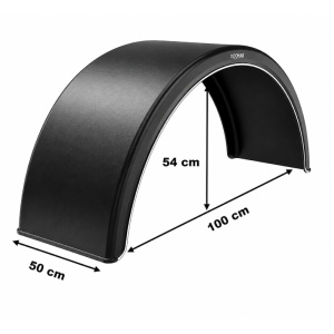 Aparatoare noroi rotunda 50100, punte dubla schita