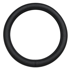 Husa volan imitatie piele perforata diametru 37-38 cm