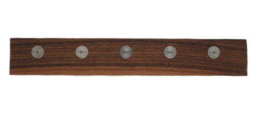 Suport prindere brelocuri chei cu sistem de fixare LOXX , Wood Walnut