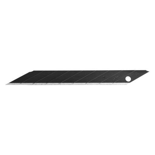 BA-15P Set 10 lame cutter segmentate negre de tip A varf 30°- 9mm, NT Cutter