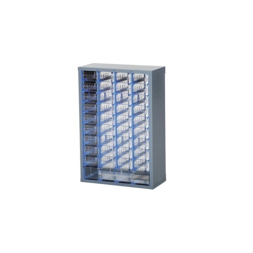 Cutie metalica depozitare si organizare 320x140x470 mm, 37 casete