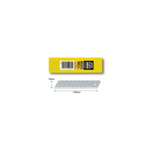 LB-50 Set 50 lame cutter segmentate 18 mm, Olfa