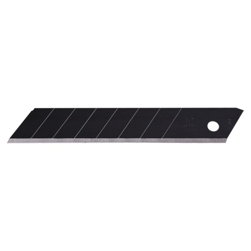 BL13P Set 10 lame cutter negre, EXTRA SHARP de tip L- 18 mm, NT Cutter