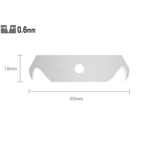 HOB-2/5 Set 5 lame tip cioc, Olfa