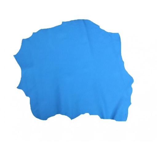 Piele capra captuseala/proiecte mici, albastru neon