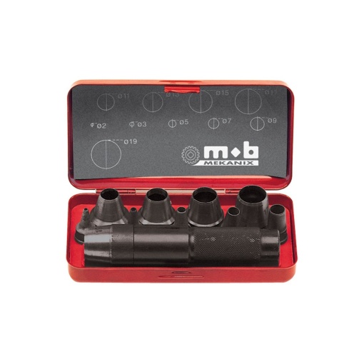 Set 10 preducele profesionale pentru piele/cauciuc dimensiune ˜ 2 - 20 mm