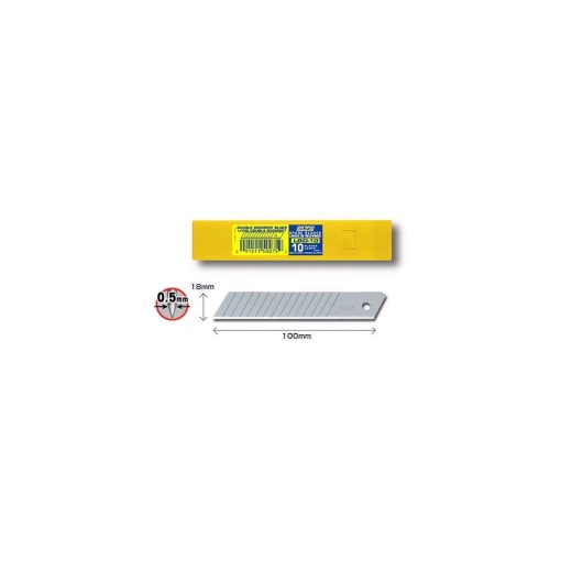 LBD-10 Set 10 lame cutter segmentate 18 mm, Olfa