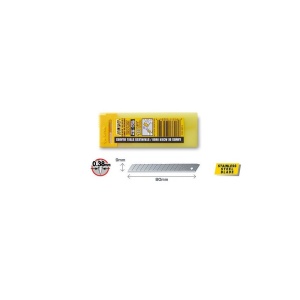 AB-10S Set 10 lame inox segmentate 9 mm, Olfa - Img 1