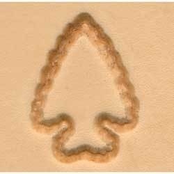 Cap de stanta de embosare 2D Craftool, model varf de sageata (Arrowhead) - Tandy Leather 88283-00 - Img 2