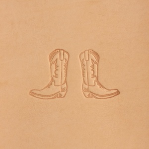 Cap de stanta de embosare 3D Craftool, model bocanc de cowboy, stanga (Cowboy Boot (Left)) - Tandy Leather 8466-02 - Img 2