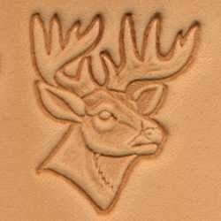 Cap de stanta de embosare 3D Craftool, model cap de cerb (Deer Head) - Tandy Leather 88341-00