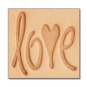 Cap de stanta de embosare 3D Craftool, model dragoste (Love) - Tandy Leather 8675-00