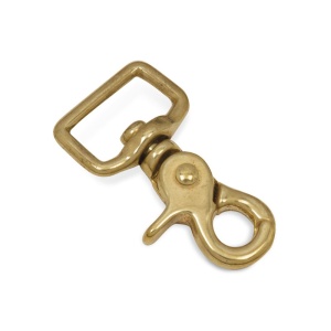 Carabina rotativa cu arc (Trigger Snap) din alama masiva, 19 mm si 25 mm - Tandy Leather - Img 4