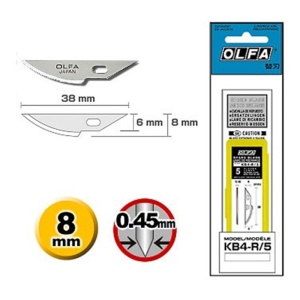 KB4-R/5 Set 5 lame precizie/ decoratii, Olfa - Img 2