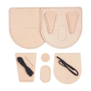 Kit borseta de curea Winsor din piele vegetala Tandy Leather, 15 x 11 cm - imagine 5