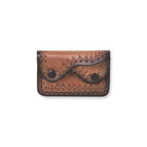 Kit portmoneu cu doua buzunare din piele vegetala Tandy Leather, cu capse - Img 8