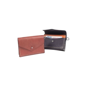 Kit portofel clasic pentru carduri si monede din piele Tandy Leather, cu fermoar si inel D - Img 9