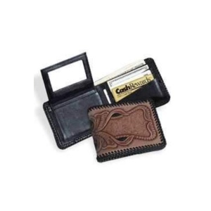 Kit portofel Maverick bi-pliat din piele Tandy Leather, cu port-buletin detasabil - Img 8