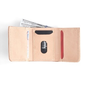 Kit portofel tri-pliat Dillon din piele Tandy Leather, 10 x 8,9 x 2,5 cm - imagine 8