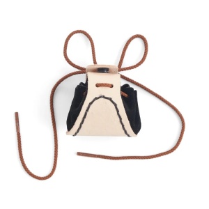 Kit saculet pentru monede cu snur din piele Tandy Leather, 5,7 x 7,3 cm