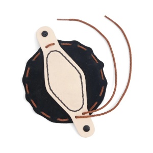Kit saculet pentru monede cu snur din piele Tandy Leather, 5,7 x 7,3 cm - Img 4