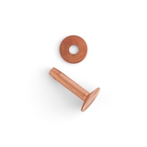 Nituri cu saiba din alama nr. 12, tija 25 mm, set 75 buc - Tandy Leather 11282-21 - imagine 8