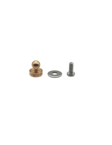 Parte inferioara cu surub M2,5 x 6 mm pentru sisteme fixare LOXX, diverse finisaje - Img 3