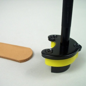 Preducea rotunda de capat pentru curele piele max 32 mm Leder Haus - Img 4