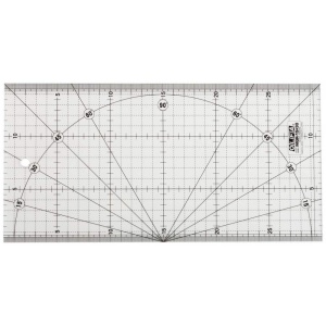 Rigla gradata 15X30cm MQR patchwork, Olfa - Img 2
