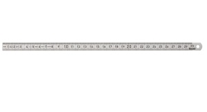 Rigla inox gradata 300 x 13 mm pentru masurare si trasare - Img 2