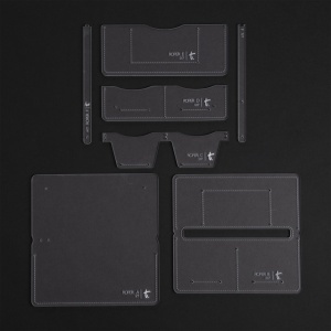 Sablon acrilic portofel Roper cu capsa (Roper Snap Wallet) - Tandy Leather 58001-00