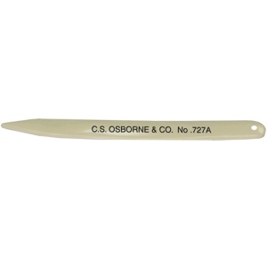 Scula de modelaj si sculptura din os pentru pielarie C.S. Osborne | Made in USA (15-20 cm) - Img 2