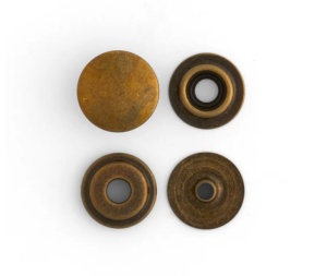 Set 100 bucati capse, diverse finisaje LINE 24 (8mm) Tandy Leather - Img 2