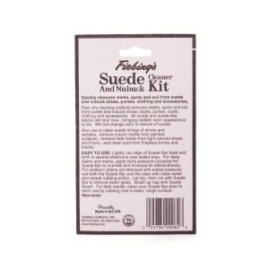 Set de curatare si restaurare Fiebing's Suede & Nubuck Cleaner pentru piele intoarsa si nabuc, cu baton de curatare - Img 6