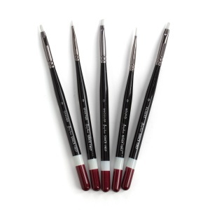 Set pensule Angelus Micro Detail pentru detalii fine, 5 bucati - Tandy Leather 2812-07
