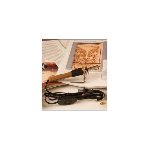 Set pirogravura pentru pielarie (Leather Burning Tool Set), varianta UK, 60 W - Tandy Leather 8127-10 - Img 2