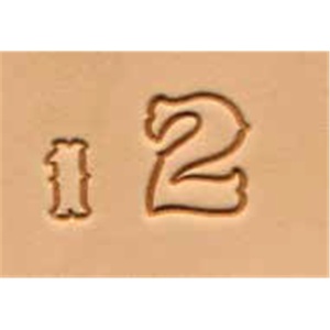 Set stante embosare piele CIFRE de 13mm. - Img 2