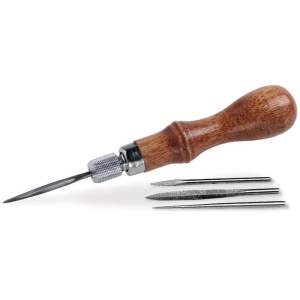 Set sula (4 in 1) de cusut si perforat pielarie Craftool | Tandy Leather SUA