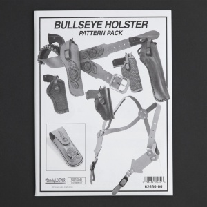 Set tipare pentru tocuri de pistol Bullseye (Bullseye Holster Pattern Pack) - Tandy Leather 62660-00