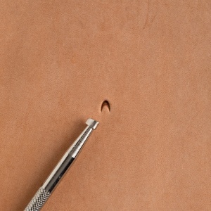 Stanta de embosare piele Craftool U853 (mulefoot zimtat rotunjit) - Tandy Leather 6853-00 - Img 2