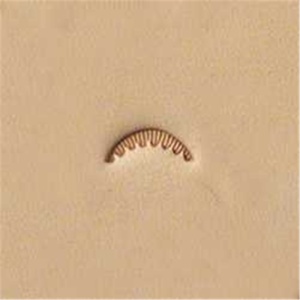 Stanta de embosare piele Craftool V400 (veiner festonat si cu linii) - Tandy Leather 6400-00 - Img 2