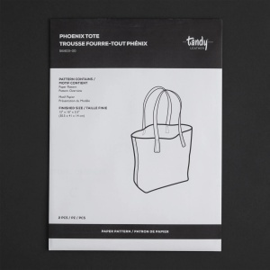 Tipar hartie geanta tote Phoenix (Phoenix Tote) - Tandy Leather 56403-00 - Img 4