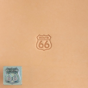 Cap de stanta de embosare 2D Craftool Mini, model Route 66 (Route 66) - Tandy Leather 8812-00
