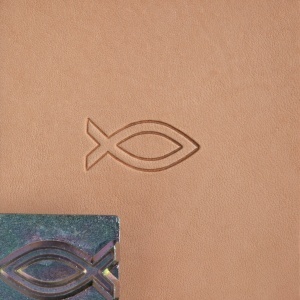 Cap de stanta de embosare 2D Craftool, model peste (Fish) - Tandy Leather 88512-00