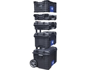 Cutie plastic pentru scule Industrial 22" 56,4 x 35 x 31 cm, 36 l - Img 4