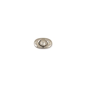 Incuietoare metalica Kora pentru genti Tandy Leather SUA (25 x 16 mm, lucioasa) - Img 2