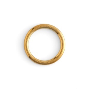 Inele O turnate, alama masiva sau negru lucios, 10-51 mm - Tandy Leather - imagine 8