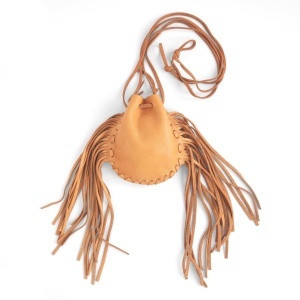 Kit borseta cu franjuri Carole din piele Tandy Leather, 13 x 15 cm