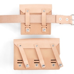 Kit borseta de curea Explorer din piele vegetala Tandy Leather, 25 x 14 x 6 cm - imagine 3