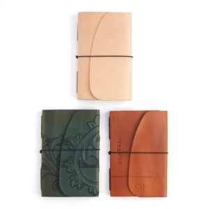 Kit carnetel de calatorie cu coperta din piele Tandy Leather, 10 x 15 cm - imagine 2